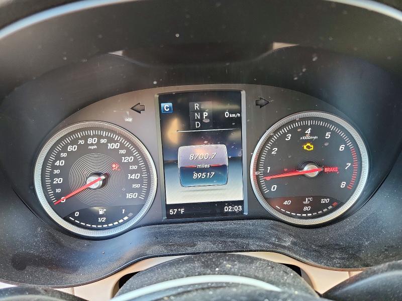 2016 Mercedes-benz Glc VIN WDC0G4KB9GF059471 COPART salvage auction — REAR END, WI, sold $4,400 on 2026-08-10 (photo 9)