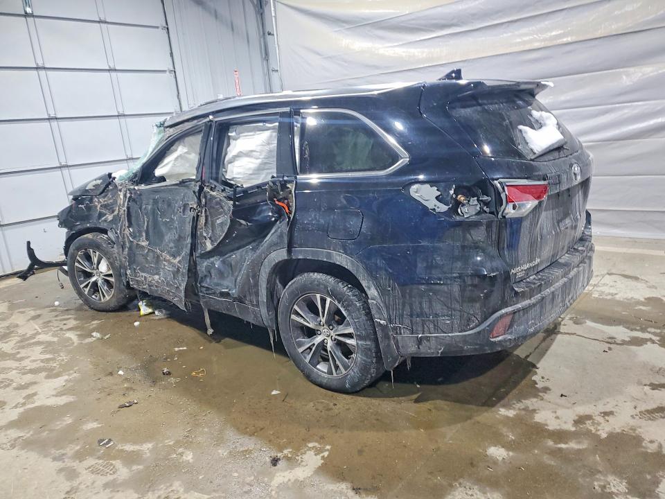 2016 Toyota Highlander VIN 5TDJKRFH6GS300777 COPART salvage auction — FRONT END, Nh - Cert Of Title-Salvage, sold $3,150 on 2026-07-07 (photo 2)