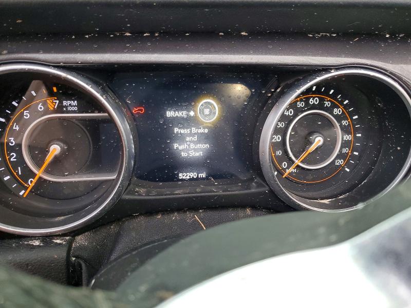 2021 Jeep Wrangler / VIN 1C4HJXEG4MW507663 COPART salvage auction — REAR END, La - Cert Of Title-Salvage, sold $3,950 on 2026-07-02 (photo 9)