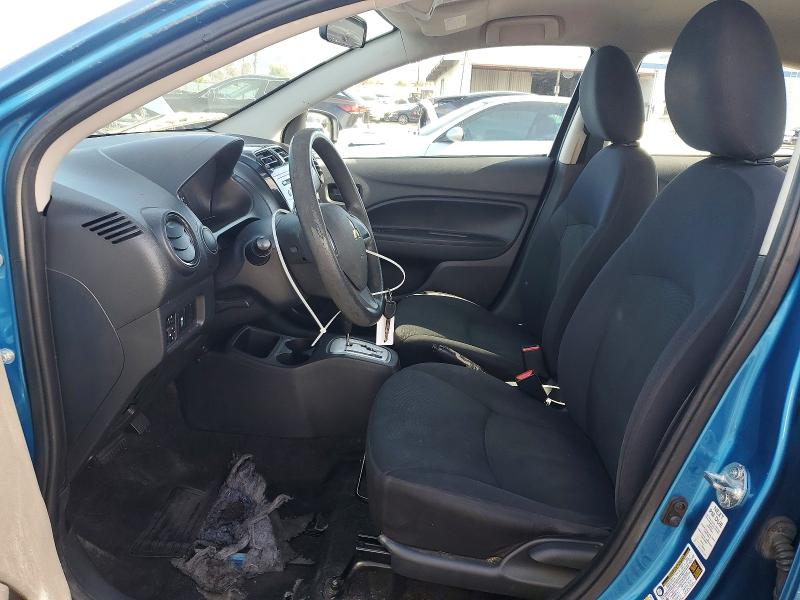 2017 Mitsubishi Mirage VIN ML32F3FJ2HHF17165 COPART salvage auction — REAR END, Ca - Dis/Dlr/Exp Only Clean Title, sold $1,050 on 2026-07-08 (photo 7)