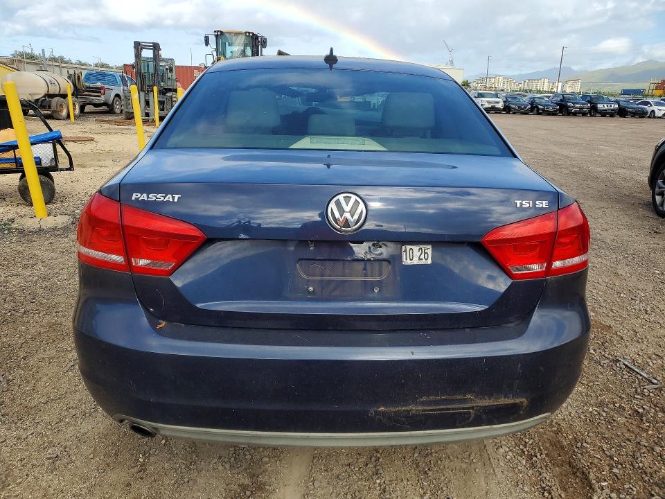 2014 Volkswagen Passat VIN 1VWBT7A31EC090361 COPART salvage auction — FRONT END, HI - CERTIFICATE OF SALVAGE, sold $2 on 2026-07-27 (photo 6)