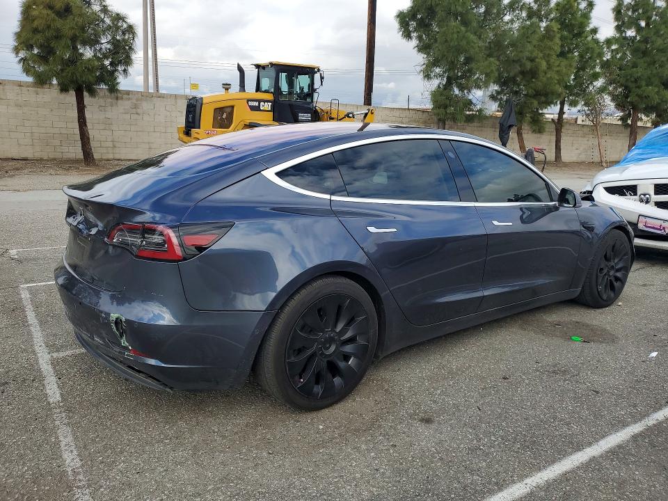 2018 Tesla Model 3 VIN 5YJ3E1EAXJF025660 COPART salvage auction — FRONT END, Ca - Salvage Certificate, sold $4,800 on 2026-07-16 (photo 3)