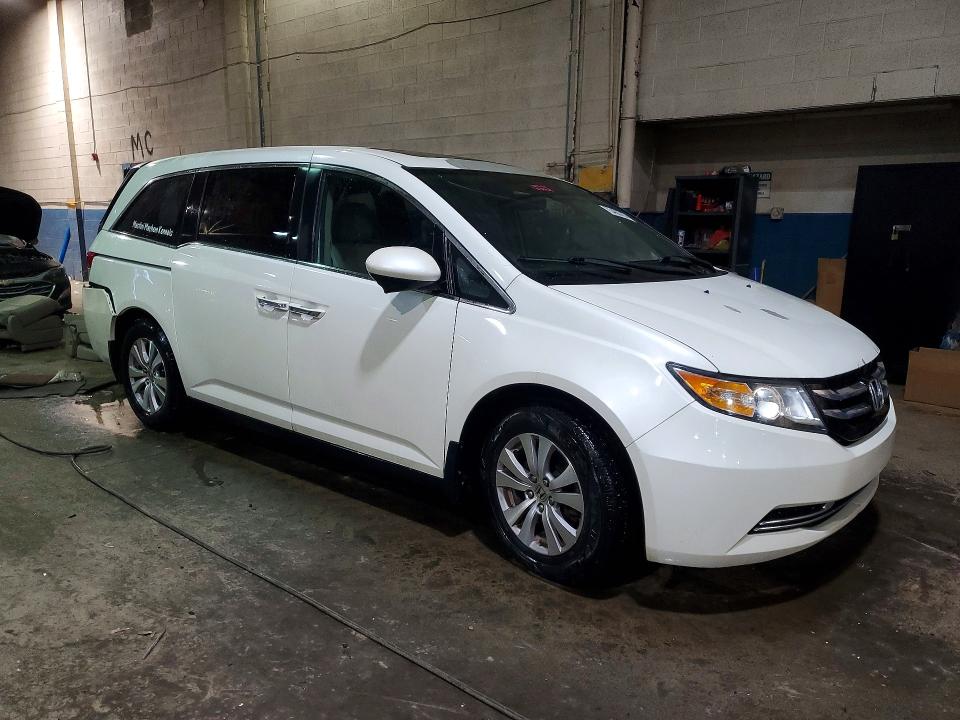 2014 Honda Odyssey VIN 5FNRL5H61EB053612 COPART salvage auction — REAR END, Mi - Certificate Of Title, sold $1,200 on 2026-07-03 (photo 4)