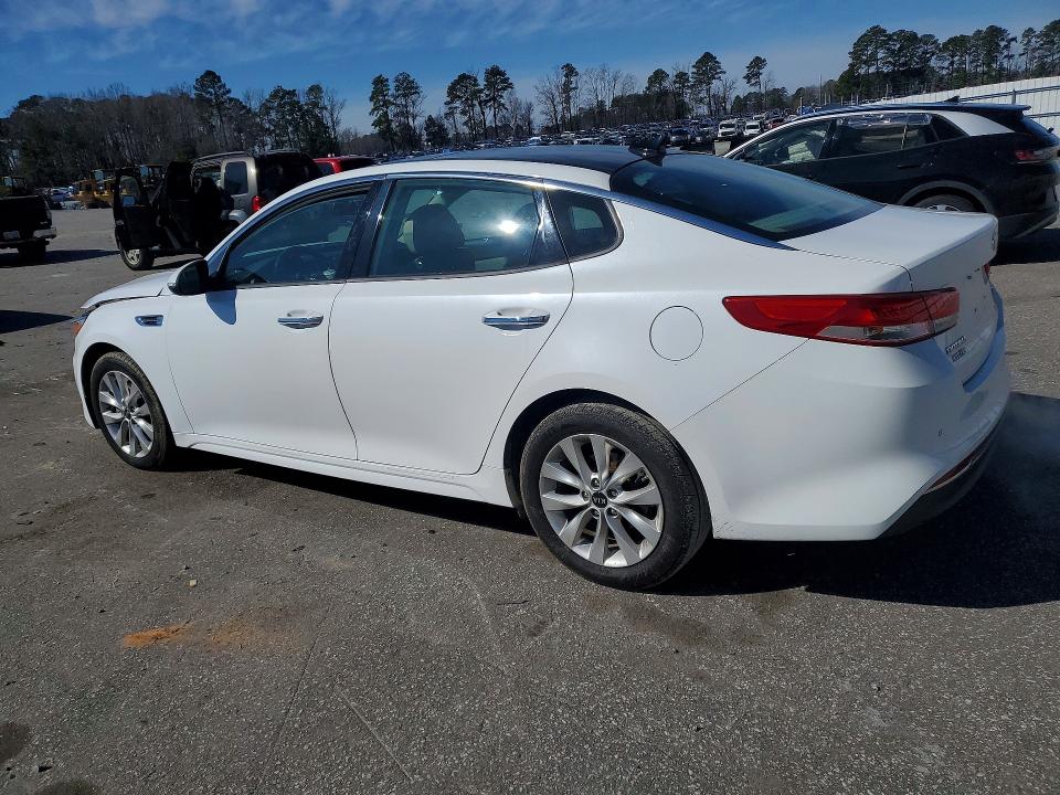 2016 Kia Optima VIN 5XXGU4L38GG096906 COPART salvage auction — FRONT END, Nc - Salvage Certificate Of Title, sold $725 on 2026-07-30 (photo 2)