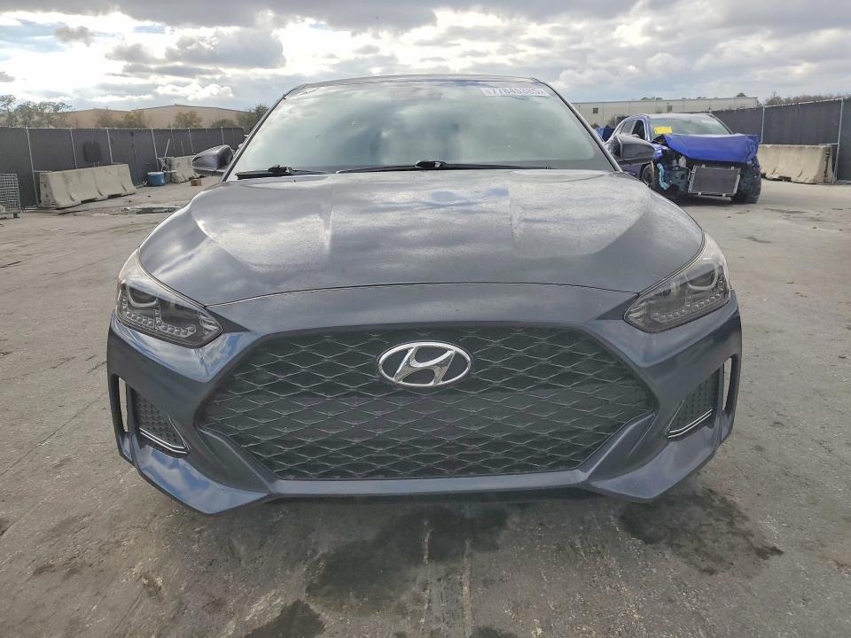 2019 Hyundai Veloster VIN KMHTH6AB7KU007141 COPART salvage auction — REAR END, Salvage Title, sold $1,500 on 2026-07-15 (photo 5)