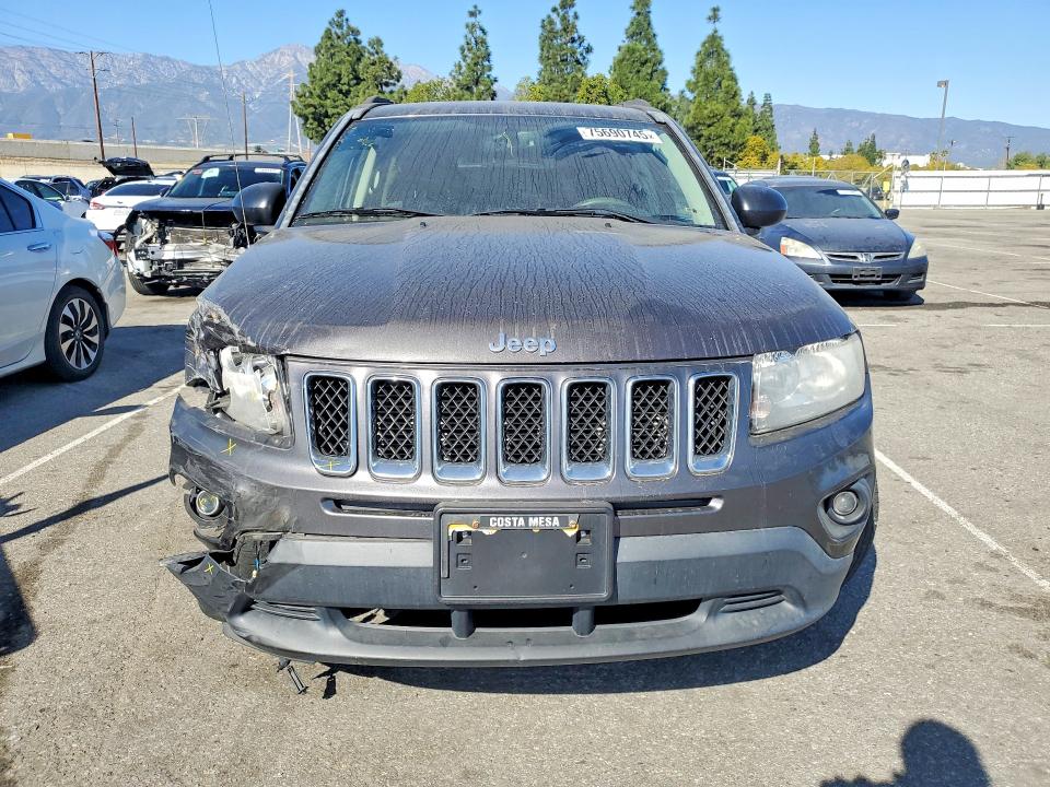 2016 Jeep Compass VIN 1C4NJCBA5GD569097 COPART salvage auction — FRONT END, Ca - Salvage Certificate, sold $1,700 on 2026-07-02 (photo 5)