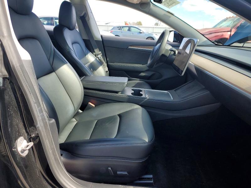 2022 Tesla Model 3 VIN 5YJ3E1EA9NF101245 COPART salvage auction — SIDE, Nc - Salvage Certificate Of Title, sold $375 on 2026-07-09 (photo 7)
