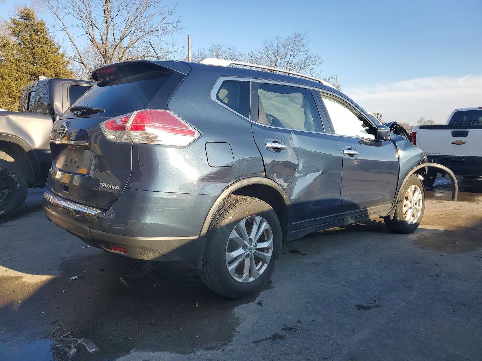2016 Nissan Rogue VIN JN8AT2MV1GW148666 COPART salvage auction — FRONT END, Nj - Cert Of Title-Salvage, sold $425 on 2026-07-28 (photo 3)
