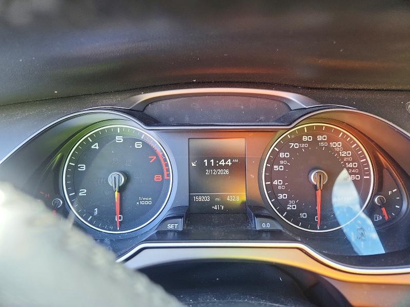 2014 Audi A4 VIN WAUFFAFL8EA006174 COPART salvage auction — FRONT END, Wv - Certificate Of Title, sold $2,500 on 2026-07-30 (photo 9)