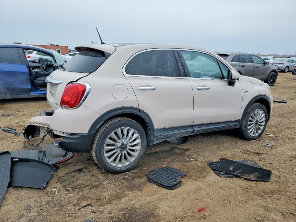 2016 Fiat 500x VIN ZFBCFYDT4GP501122 COPART salvage auction — REAR END, Il - Salvage Certificate, sold $2,250 on 2026-08-13 (photo 3)
