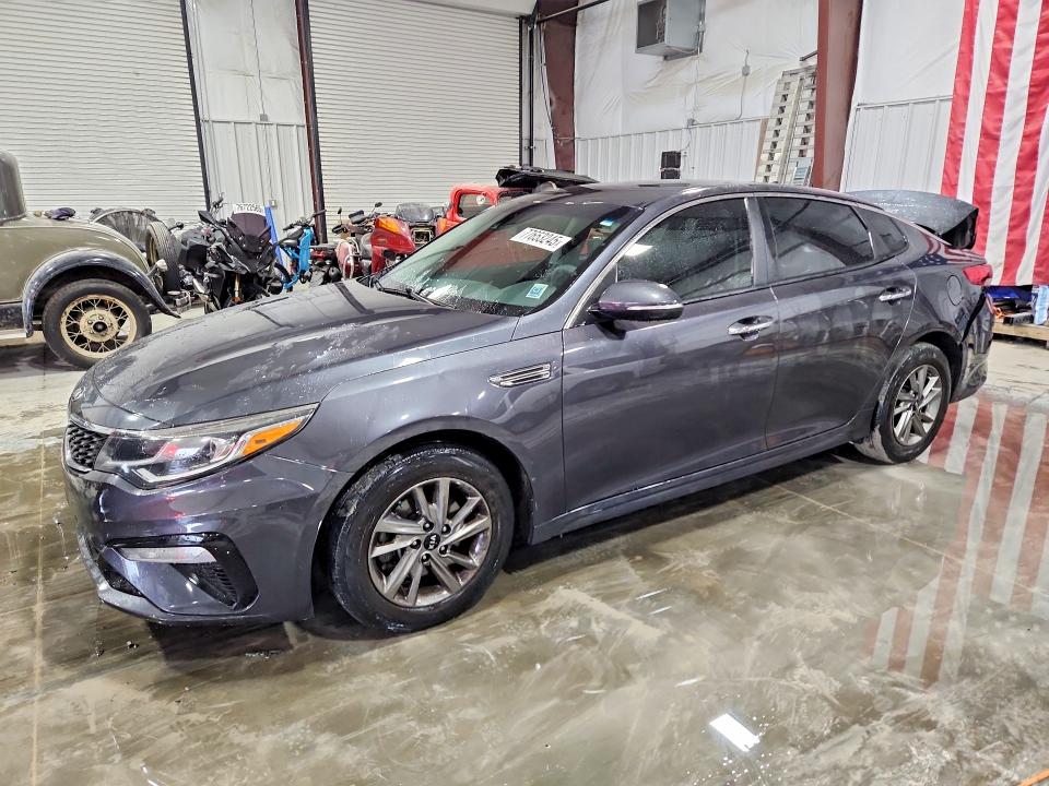 2019 Kia Optima VIN 5XXGT4L38KG282179 COPART salvage auction — REAR END, In - Cert Of Title-Salvage Title, sold $1,700 on 2026-07-22 (photo 1)