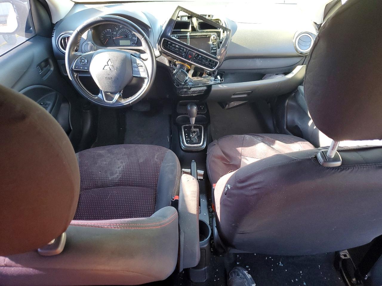 2020 Mitsubishi Mirage VIN ML32F4FJXLHF09216 COPART salvage auction — All Over, TX - SALVAGE VEHICLE TITLE, sold $1,200 on 2026-07-02 (photo 8)