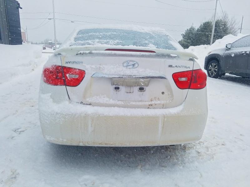 2010 Hyundai Elantra VIN KMHDU4BD7AU991037 COPART salvage auction — FRONT END, Qc - Gravement Accidente, sold $375 on 2026-07-07 (photo 6)