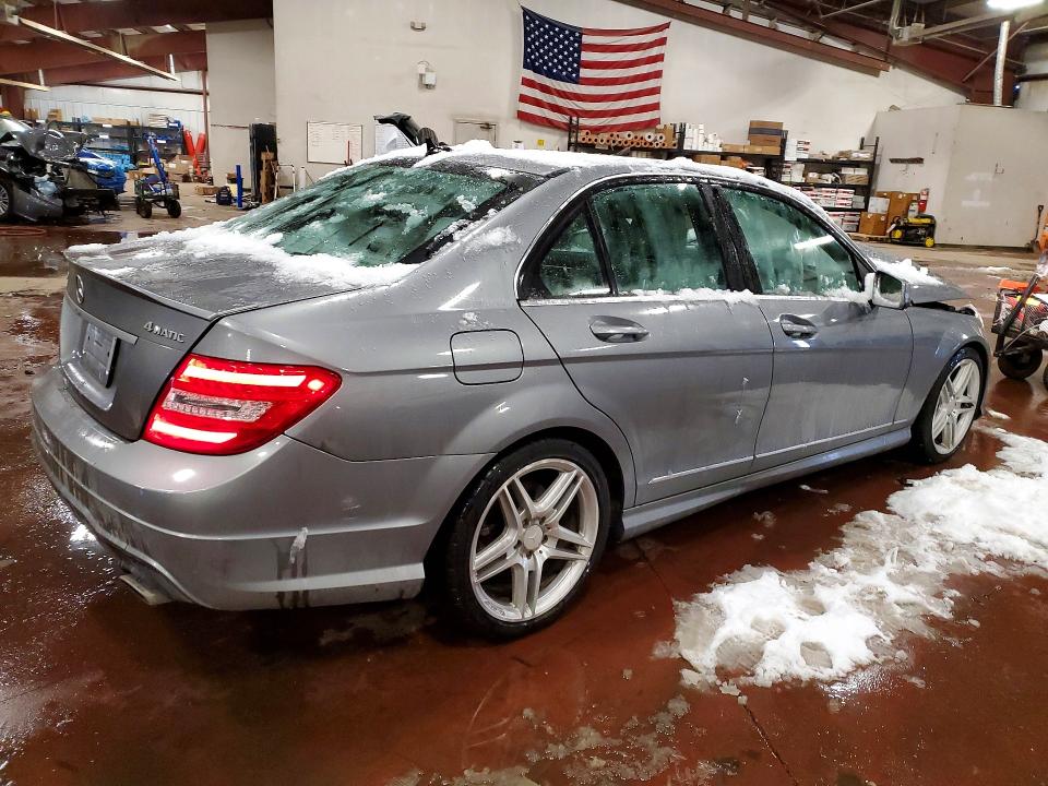 2014 Mercedes-benz VIN WDDGF8AB3EG245679 COPART salvage auction — FRONT END, Mi - Cert Of Title-Salvage Vehicle, sold $850 on 2026-07-10 (photo 3)