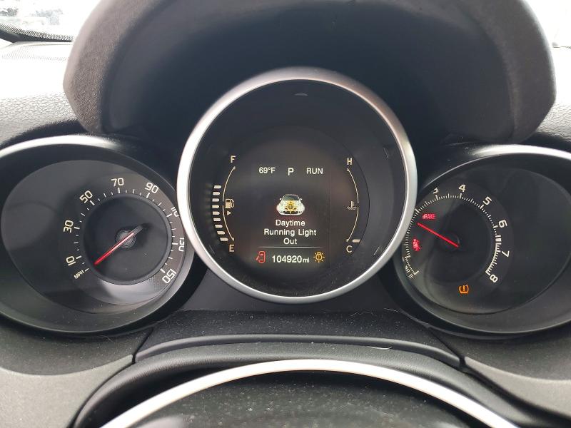 2016 Fiat 500x VIN ZFBCFYCT0GP380901 COPART salvage auction — FRONT END, Tx - Certificate Of Title, sold $1,300 on 2026-07-14 (photo 9)