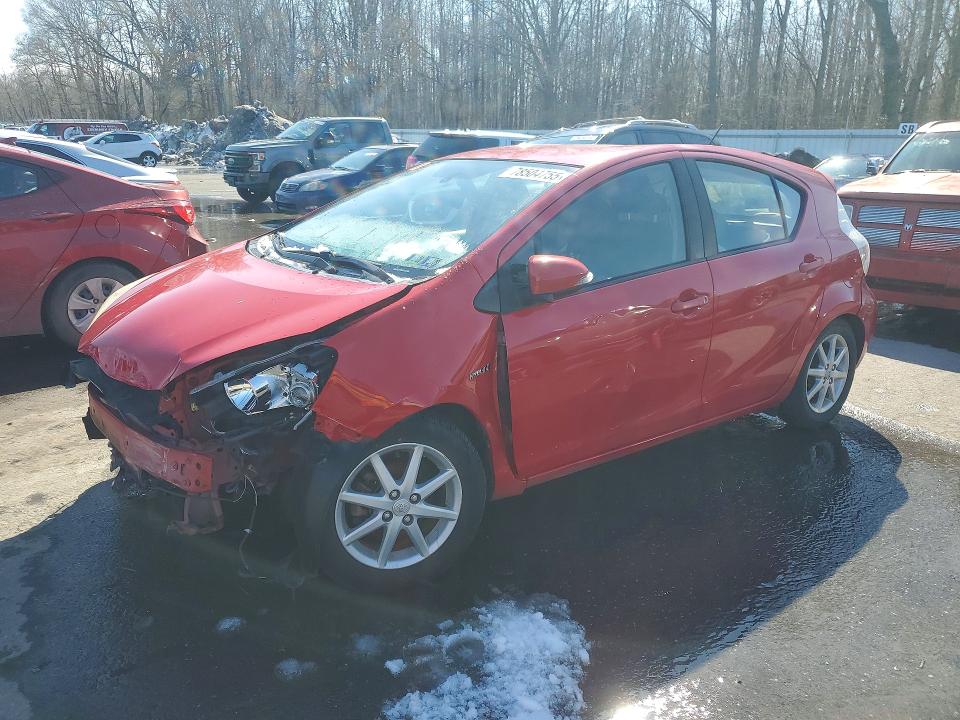 2012 Toyota Prius VIN JTDKDTB32C1016611 COPART salvage auction — FRONT END, Pa - Certificate Of Salvage, sold $550 on 2026-07-02 (photo 1)