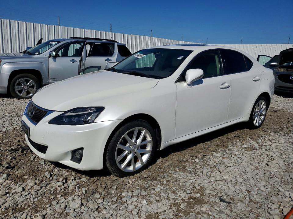 2012 Lexus Is VIN JTHCF5C21C5059490 COPART salvage auction — FRONT END, In - Certificate Of Title (P), sold $2,150 on 2026-07-02 (photo 1)