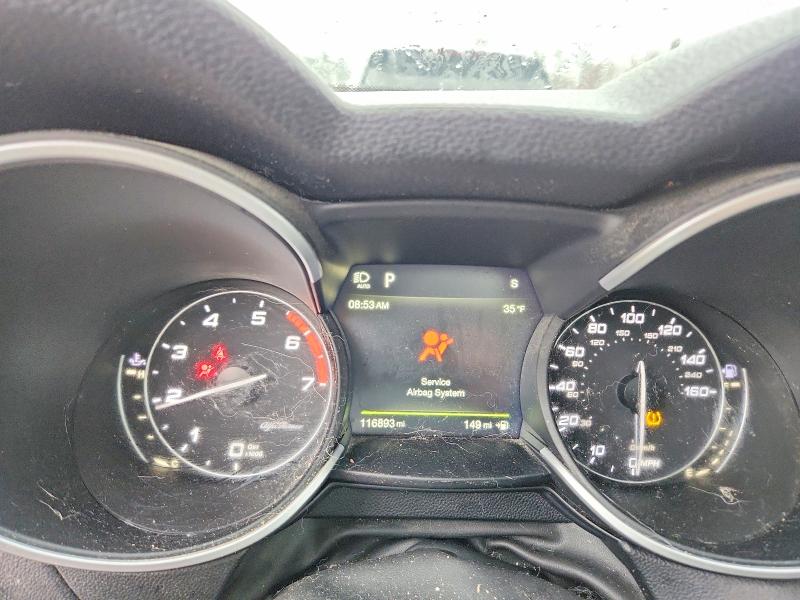 2019 Alfa romeo Stelvio VIN ZASPAKAN8K7C69219 COPART salvage auction — FRONT END, Id - Salvage Certificate Of Title, sold $3,000 on 2026-07-02 (photo 9)