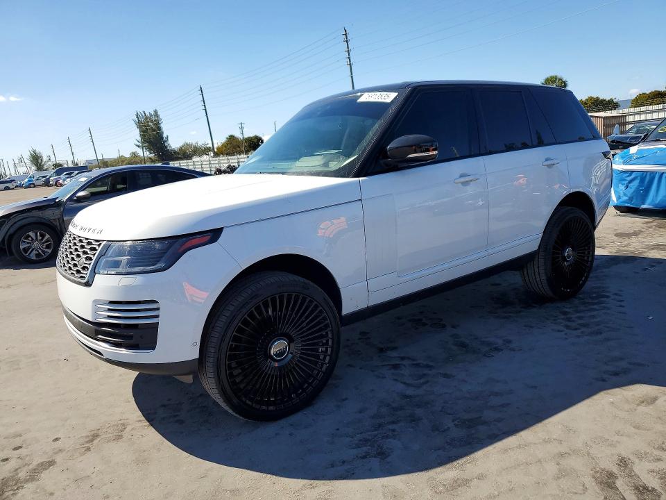 2018 Land rover RANGE ROVER VIN SALGS2SV3JA391842 COPART salvage auction — REAR END, Salvage Title, sold $8,800 on 2026-07-20 (photo 1)