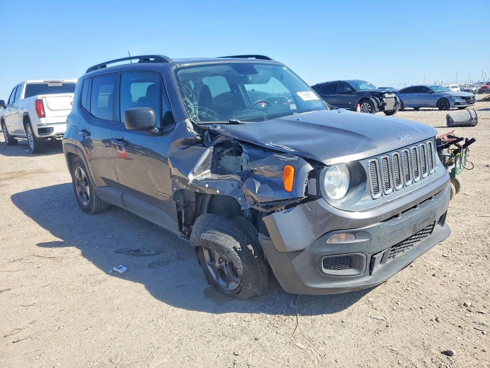 2016 Jeep Renegade VIN ZACCJAAT7GPE10310 COPART salvage auction — FRONT END, Salvage Title, sold $1,350 on 2026-07-13 (photo 4)