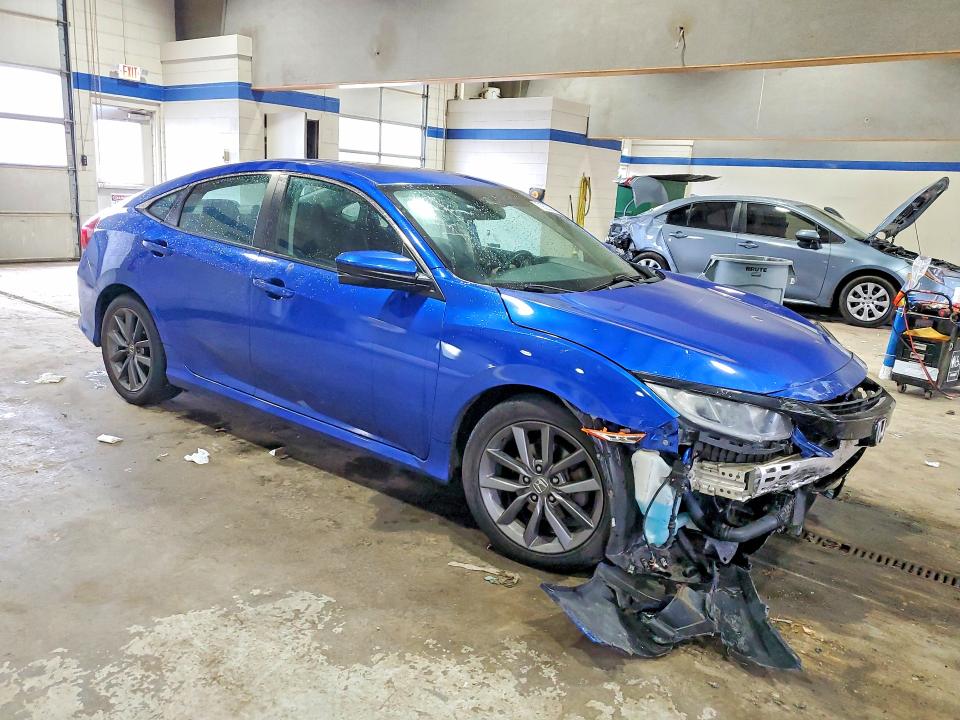 2019 Honda Civic VIN 19XFC1F3XKE010618 COPART salvage auction — FRONT END, Va - Cert Of Title - Salvage, sold $3,200 on 2026-07-02 (photo 4)
