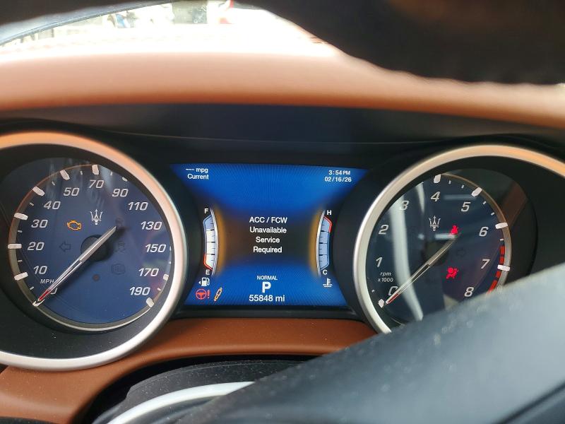 2019 Maserati Ghibli VIN ZAM57YTS8K1321998 COPART salvage auction — FRONT END, Mi - Certificate Of Title, sold $2,200 on 2026-07-22 (photo 9)