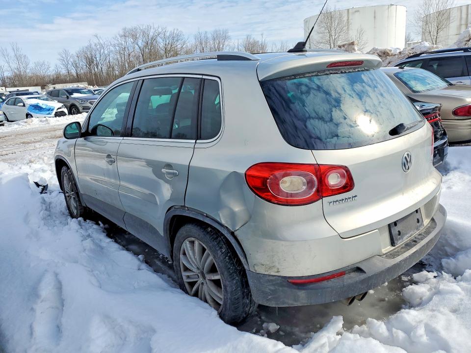 2011 Volkswagen Tiguan VIN WVGAV7AXXBW539831 COPART salvage auction — REAR END, Ny - Mv907A-Parts Only, sold $475 on 2026-07-15 (photo 2)