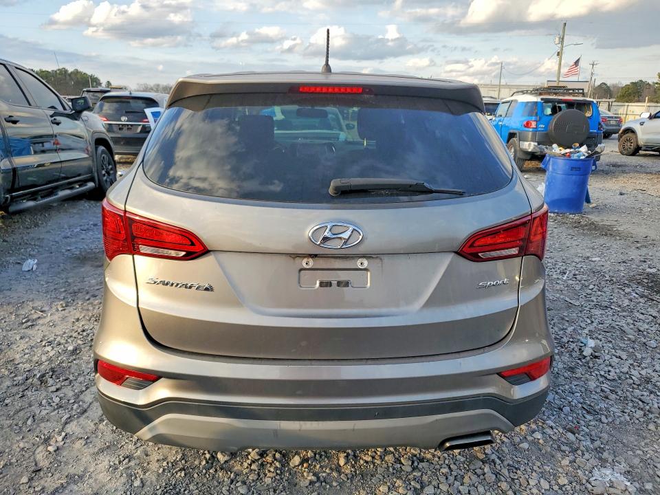 2018 Hyundai Santa fe VIN 5XYZT3LB4JG567840 COPART salvage auction — FRONT END, Al - Cert Of Title-Salvage Title, sold $100 on 2026-07-16 (photo 6)