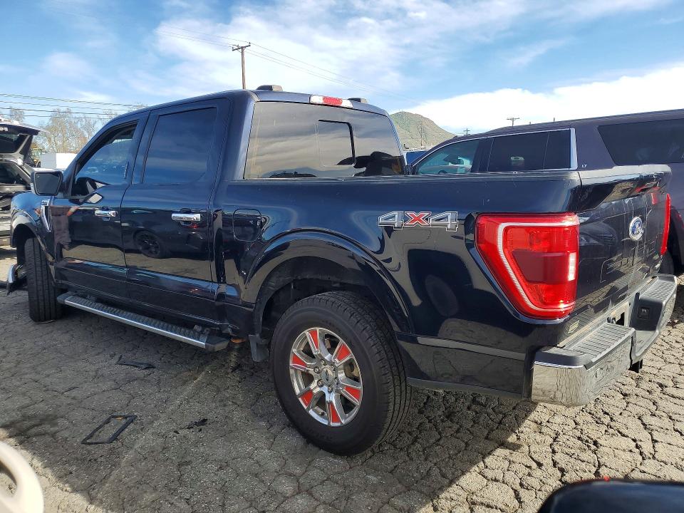 2022 Ford F-150 VIN 1FTEW1EP2NKD84326 COPART salvage auction — FRONT END, Ca - Salvage Certificate, sold $10,300 on 2026-07-09 (photo 2)