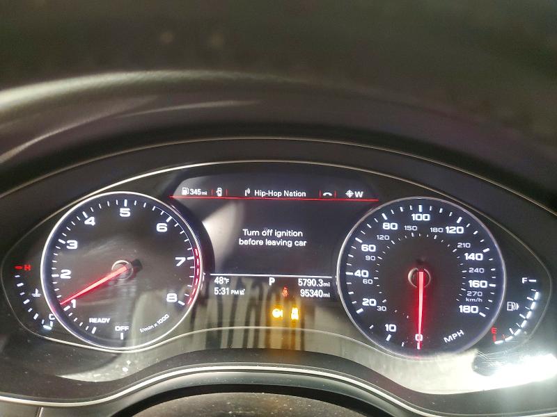 2017 Audi A6 VIN WAUF8AFCXHN067498 COPART salvage auction — FRONT END, Mi - Certificate Of Title, sold $2,100 on 2026-07-30 (photo 9)