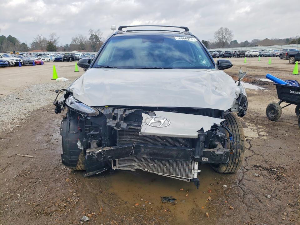2022 Hyundai Kona VIN KM8K6CAB3NU901187 COPART salvage auction — FRONT END, Ms - Cert Of Title-Salvaged, sold $2,650 on 2026-07-10 (photo 5)