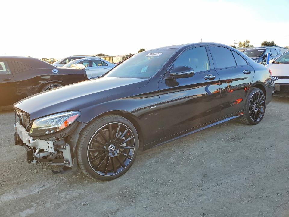 2021 Mercedes-benz C-klasse VIN W1KWF8DB7MR621374 COPART salvage auction — FRONT END, Ca - Salvage Certificate, sold $12,100 on 2026-07-31 (photo 1)