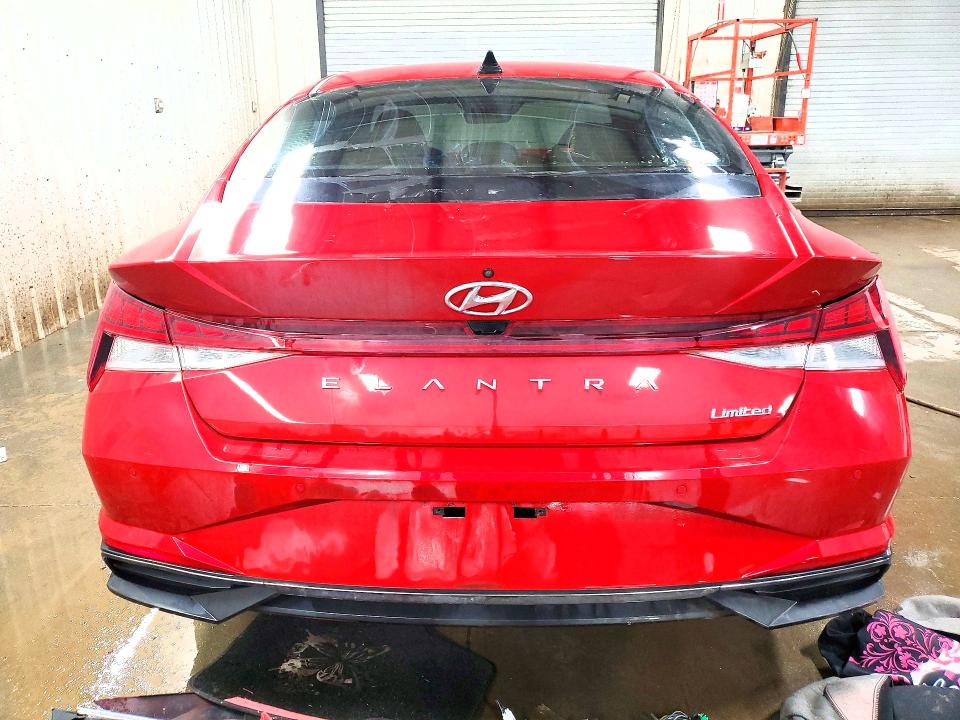 2023 Hyundai Elantra VIN 5NPLP4AGXPH107663 COPART salvage auction — FRONT END, Il - Salvage Certificate, sold $3,750 on 2026-08-02 (photo 6)