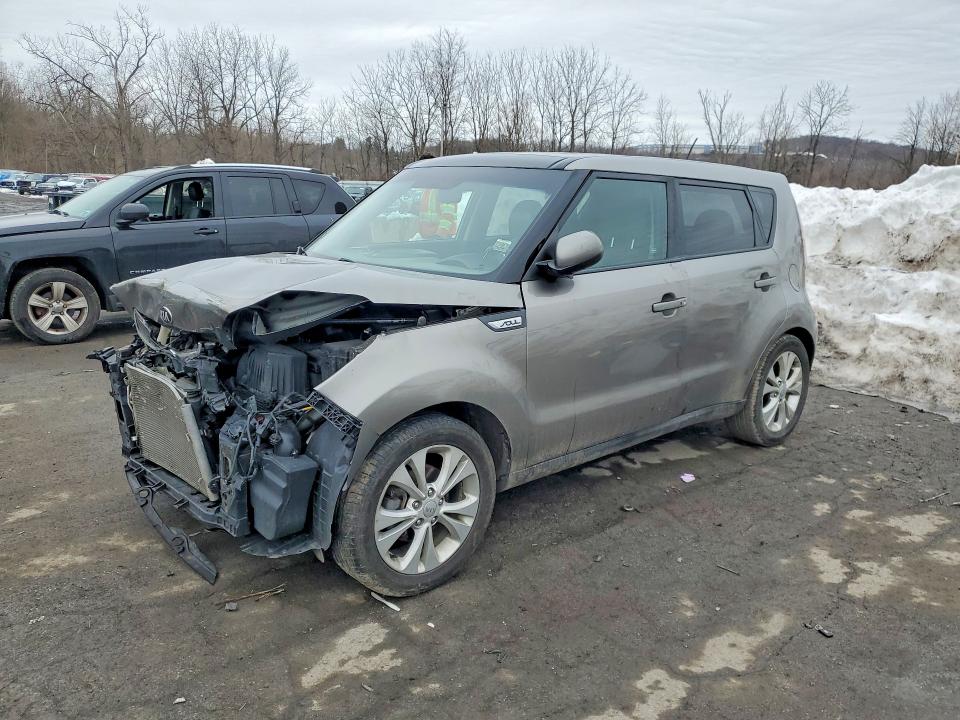 2016 Kia Soul VIN KNDJP3A58G7371453 COPART salvage auction — FRONT END, Salvage Title, sold $325 on 2026-07-23 (photo 1)