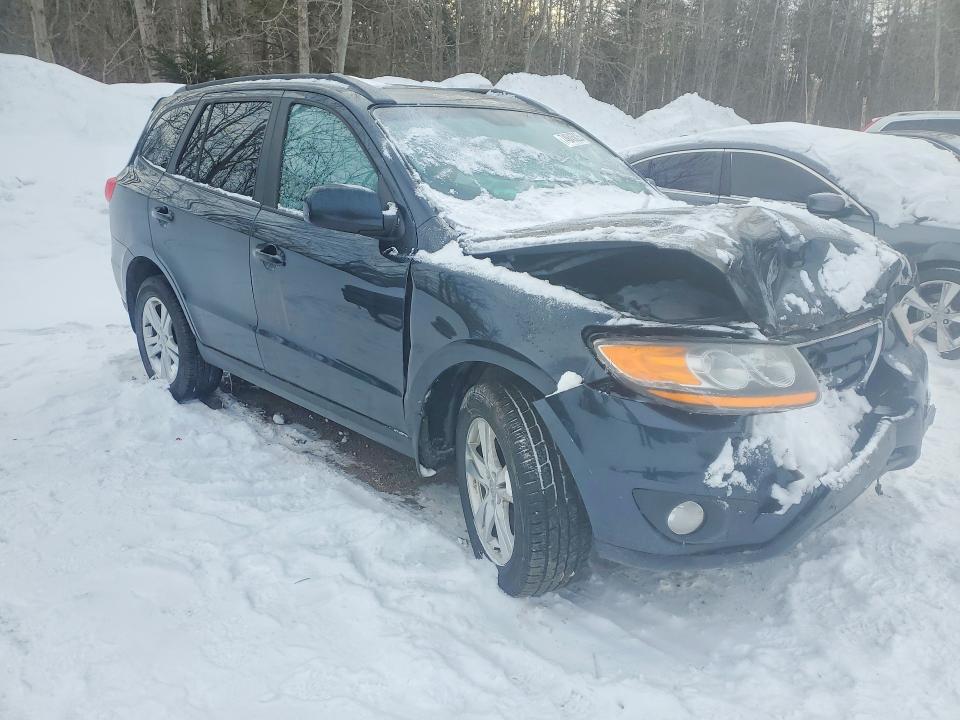 2011 Hyundai Santa fe VIN 5XYZGDAG9BG040712 COPART salvage auction — FRONT END, On - Permit Salvage, sold $700 on 2026-07-16 (photo 4)
