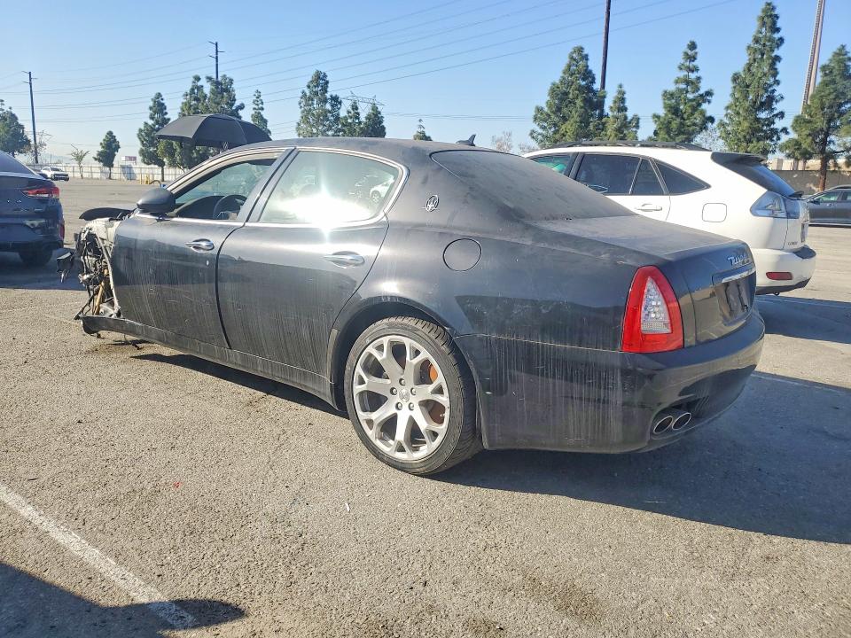 2009 Maserati Quattroporte VIN ZAMFK39A290044639 COPART salvage auction — FRONT END, Ca - Dis/Dlr/Exp Clean W/Salv Hist (P), sold $10 on 2026-08-14 (photo 2)