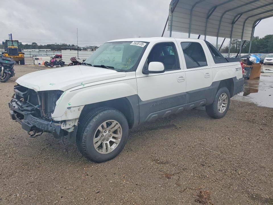 2004 Chevrolet Avalanche VIN 3GNEC12T34G103836 COPART salvage auction — FRONT END, Al - Cert Of Title-Salvage Title, sold $1,000 on 2026-07-09 (photo 1)