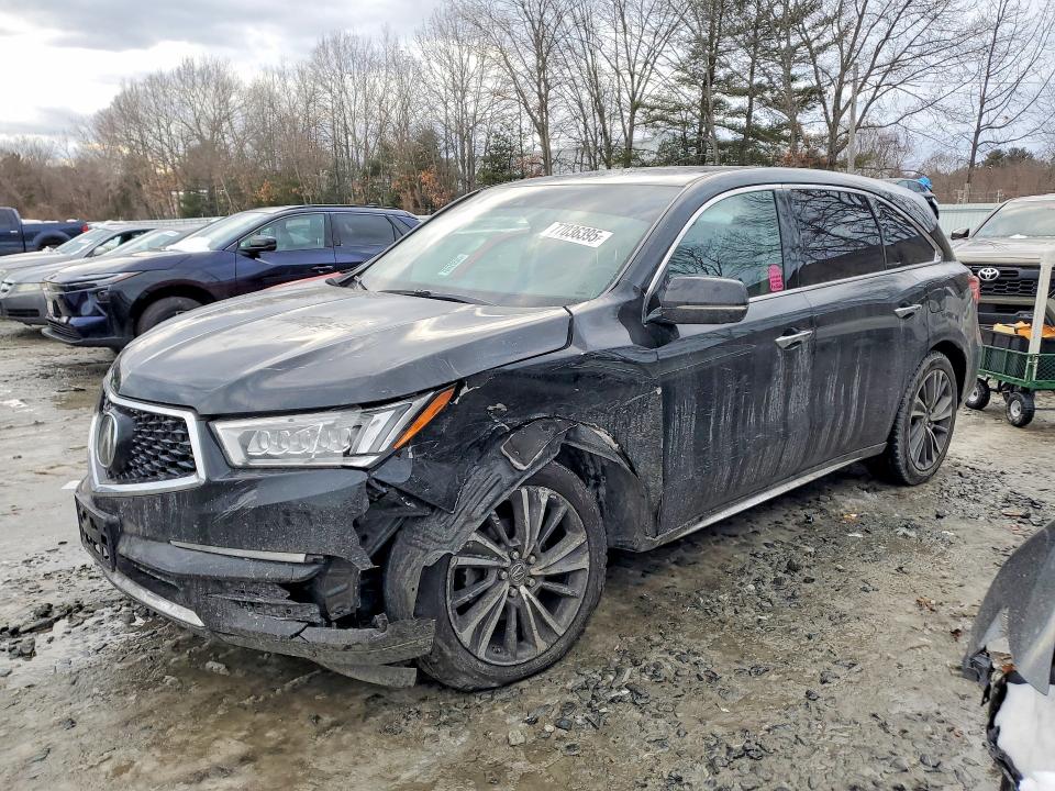 2020 Acura Mdx VIN 5J8YD4H57LL007501 COPART salvage auction — FRONT END, MA - CERT OF TITLE-SALVAGE, sold $0 on 2026-10-02 (photo 1)