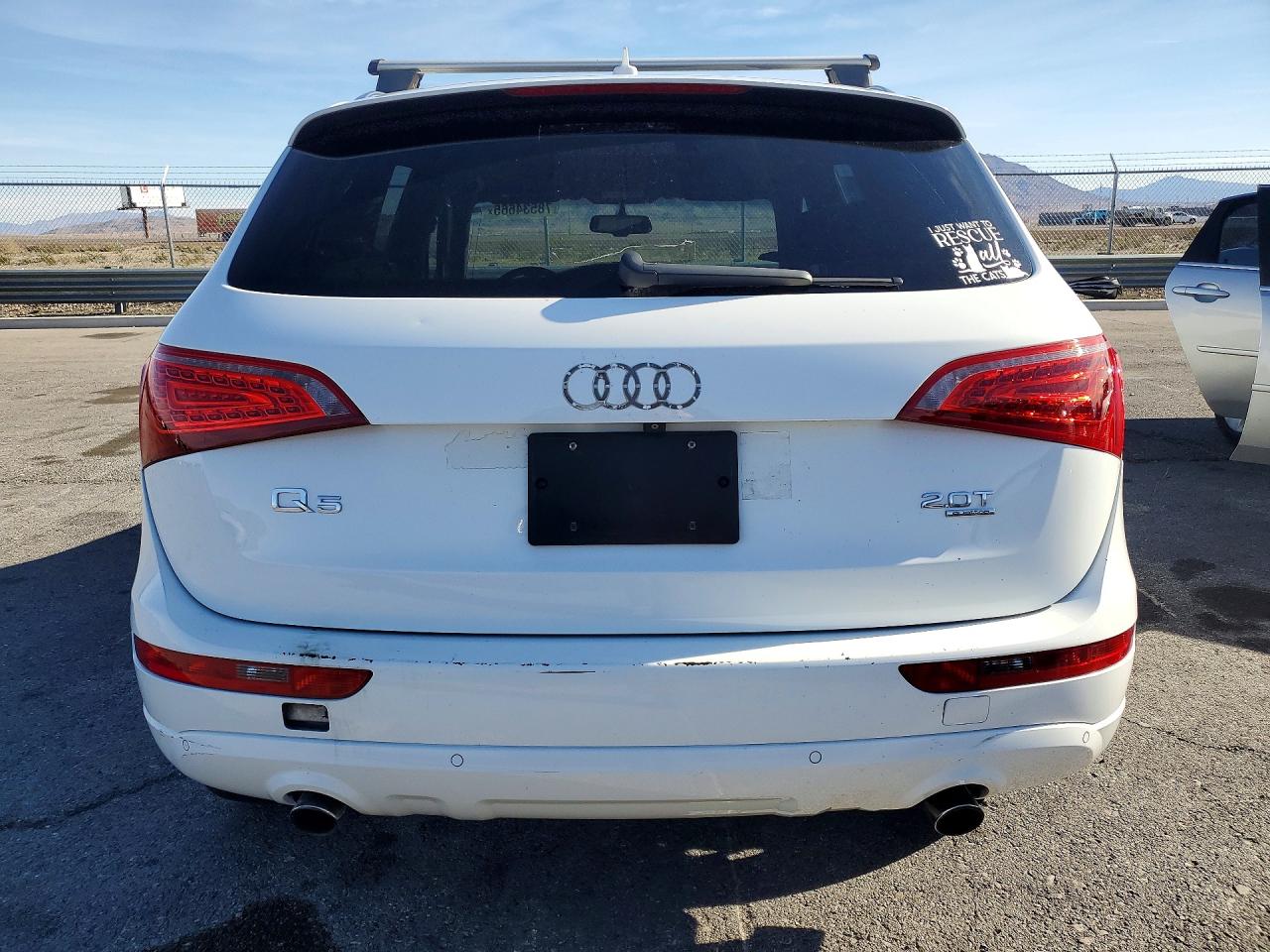 2012 Audi Q5 VIN WA1LFAFP4CA016233 COPART salvage auction — Stripped, NV - CERTIFICATE OF TITLE, sold $775 on 2026-09-15 (photo 6)