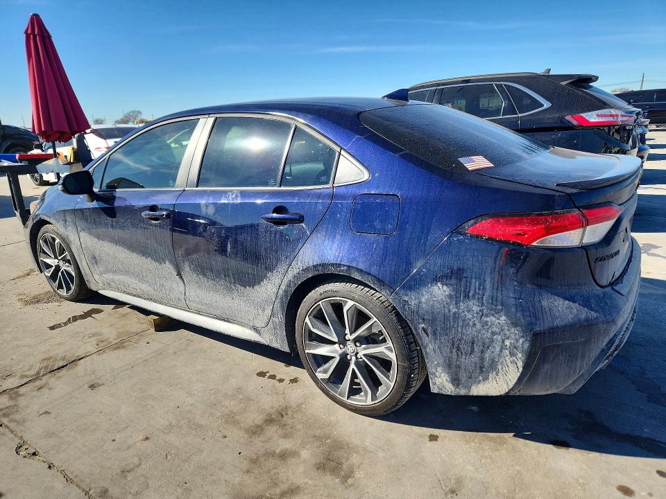 2021 Toyota Corolla VIN 5YFS4MCE3MP086833 COPART salvage auction — UNDERCARRIAGE, Tx - Salvage Vehicle Title, sold $325 on 2026-07-20 (photo 2)