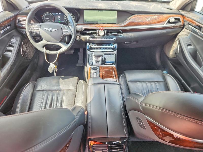 2018 Genesis G90 VIN KMHG54JH8JU049609 COPART salvage auction — FRONT END, Tx - Salvage Vehicle Title, sold $8,100 on 2026-07-24 (photo 8)