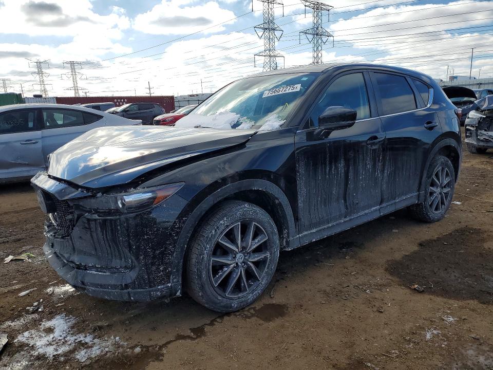 2018 Mazda Cx-5 VIN JM3KFBCM9J1416231 COPART salvage auction — FRONT END, Il - Salvage Certificate, sold $4,450 on 2026-07-07 (photo 1)