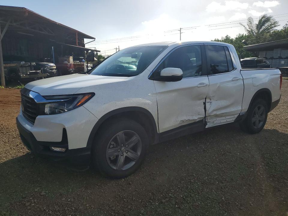 2022 Honda Ridgeline VIN 5FPYK3F53NB034161 COPART salvage auction — SIDE, Hi - Certificate Of Salvage, sold $375 on 2026-07-27 (photo 1)