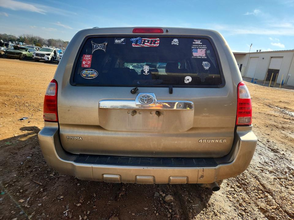 2007 Toyota 4runner VIN JTEZU14R378074059 COPART salvage auction — FRONT END, Al - Cert Of Title-Salvage Title, sold $1,150 on 2026-07-22 (photo 6)