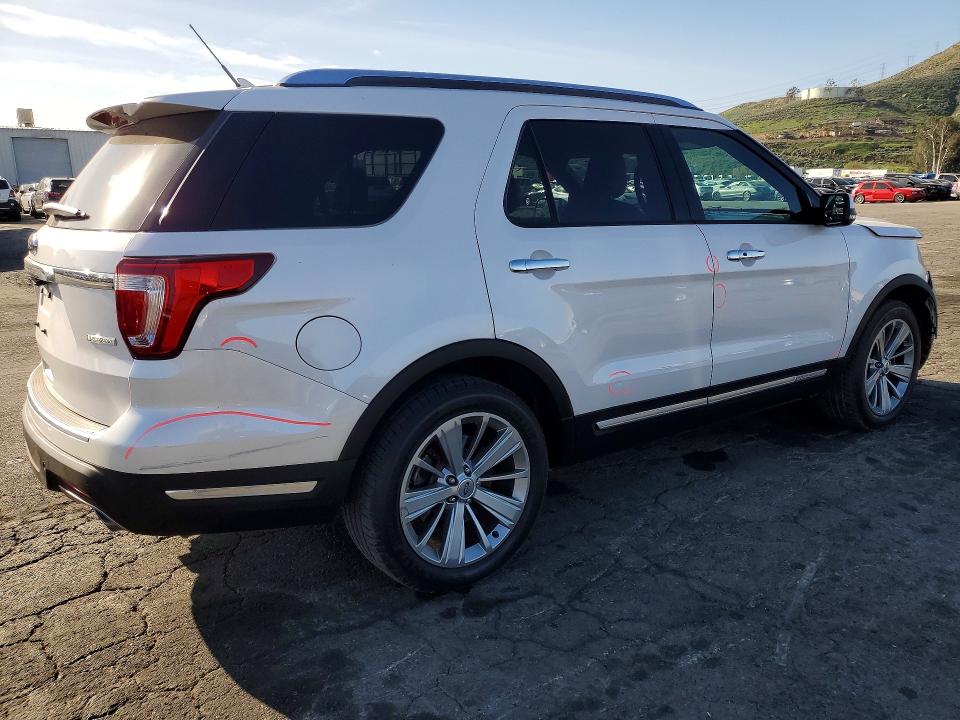2018 Ford Explorer VIN 1FM5K7FH9JGA69022 COPART salvage auction — FRONT END, Ca - Salvage Certificate, sold $3,900 on 2026-07-02 (photo 3)
