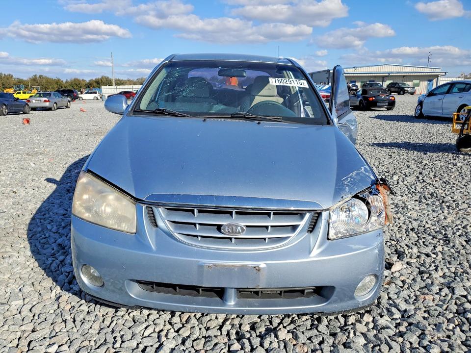 2005 Kia Spectra VIN KNAFE121355132913 COPART salvage auction — FRONT END, FL - CERT OF TITLE SLVG REBUILDABLE, sold $425 on 2026-07-17 (photo 5)