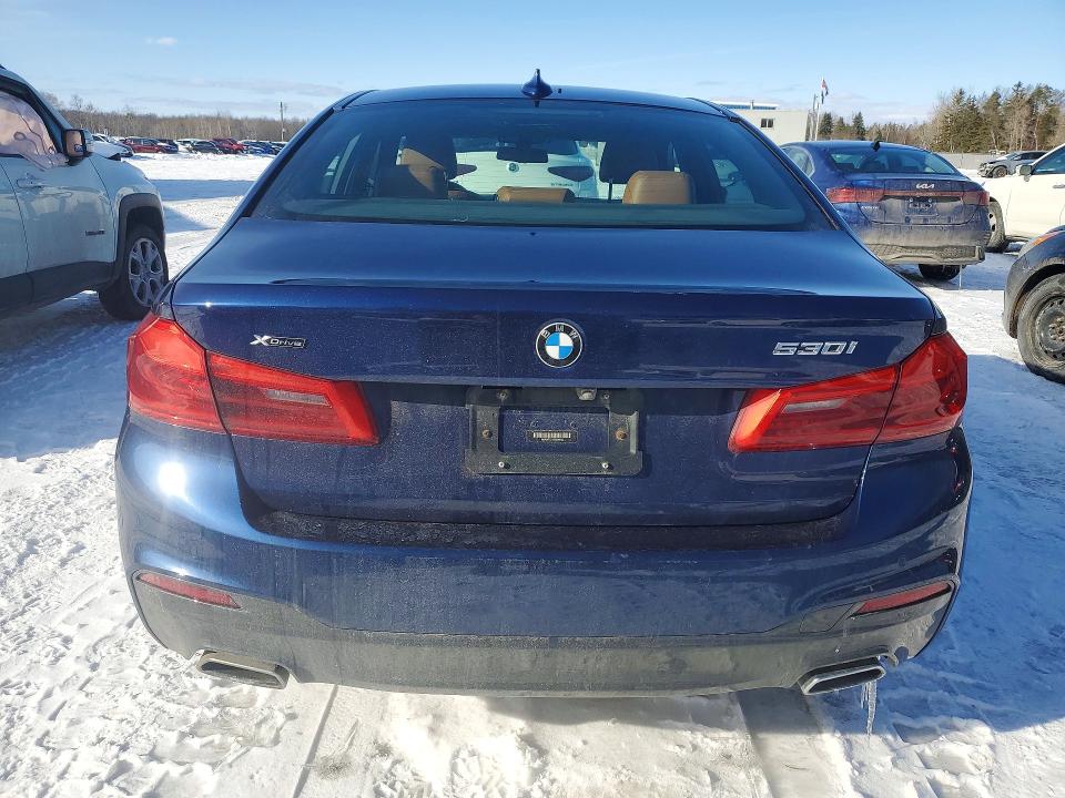 2019 BMW 5er VIN WBAJA7C51KG909812 COPART salvage auction — SIDE, Salvage Title, sold $10,000 on 2026-07-14 (photo 6)