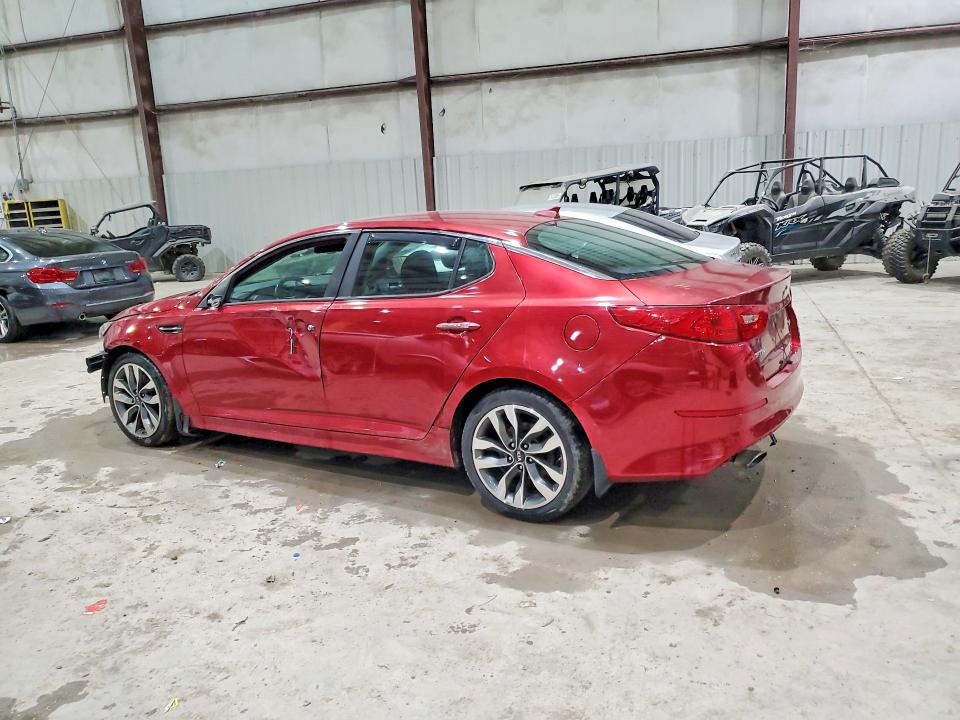 2015 Kia Optima VIN 5XXGR4A73FG410967 COPART salvage auction — FRONT END, Wv - Salvage Certificate, sold $600 on 2026-07-22 (photo 2)