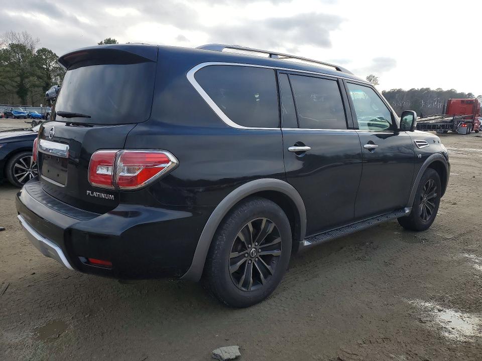 2017 Nissan Armada VIN JN8AY2NE4H9706395 COPART salvage auction — MECHANICAL, Va - Certificate Of Title, sold $4,800 on 2026-07-14 (photo 3)