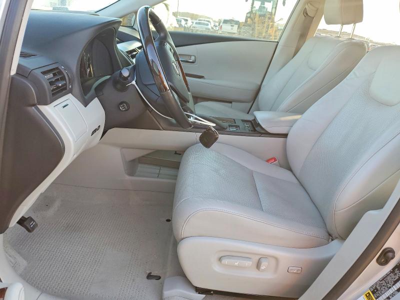 2010 Lexus Rx 350 VIN 2T2ZK1BAXAC035421 COPART salvage auction — FRONT END, Tx - Salvage Vehicle Title, sold $5,000 on 2026-07-02 (photo 7)